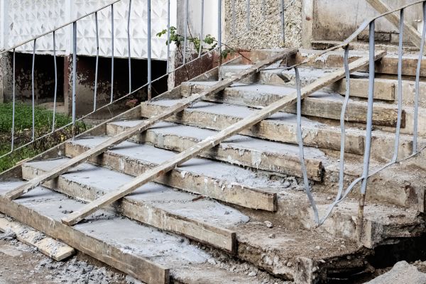 Staircase Demolition in Ellensburg